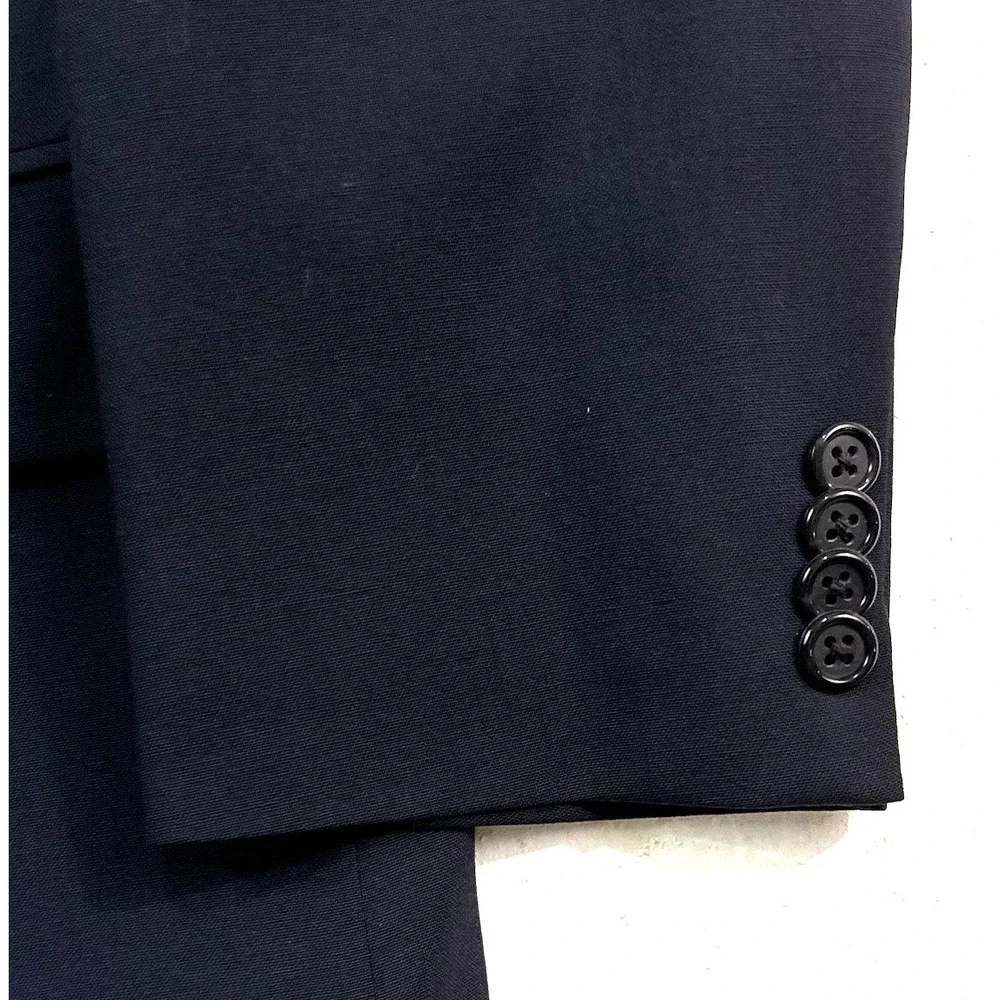vtg Creighton Blue Jays‎ 38S navy blue blazer jacket sport suit coat wool usa